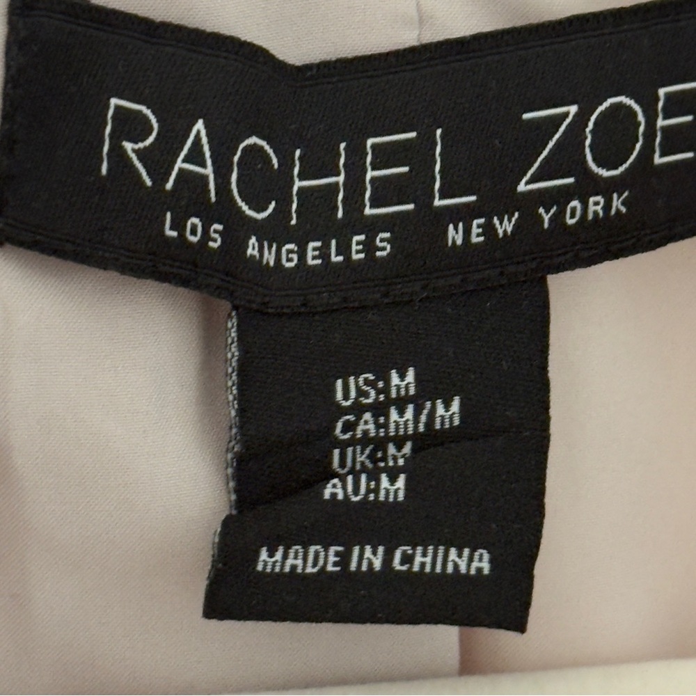 Rachel Zoe Open Front Blazer | Beige | M - Picture 3 of 3